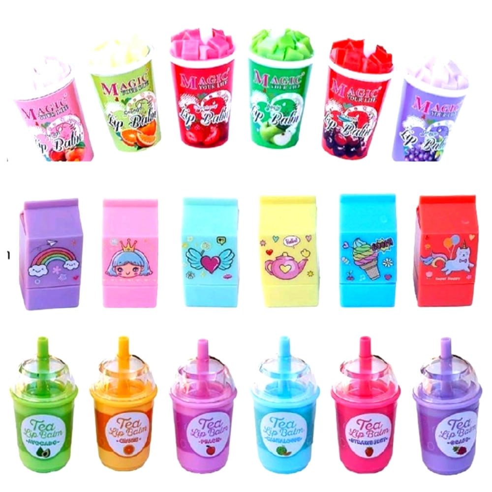 Bundle of 18 Lip Balm Cute for the Holidays
